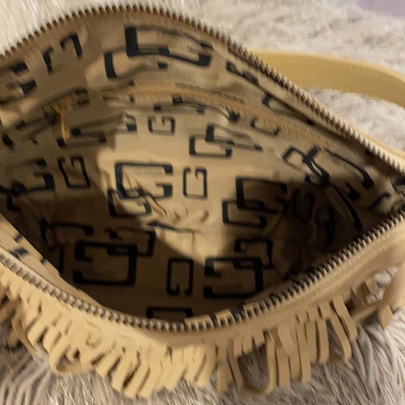 Tan suede Guess bag. - Picture 2 of 4